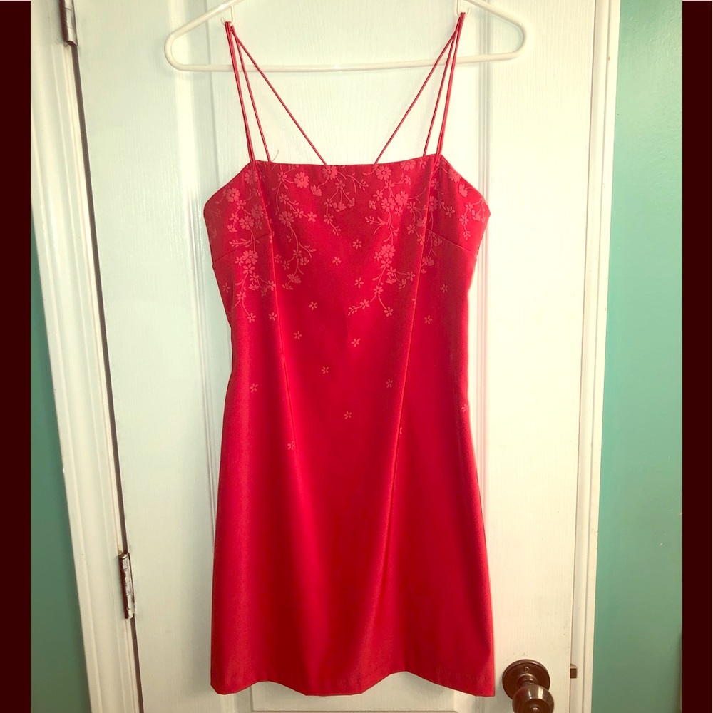 🌹 Dark coral dress
